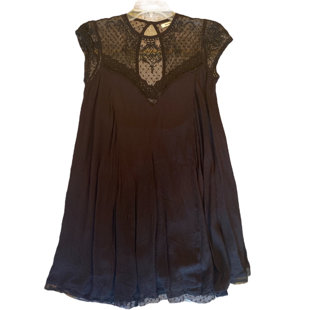 Black mini dress